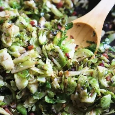 Sauted Brussels Sprouts With Pancetta