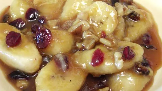 Sauteed Bananas With Caramel Sauce