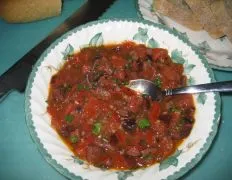 Sauteed Black Olives With Tomatoes