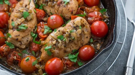 Sauteed Chicken With Cherry Tomatoes