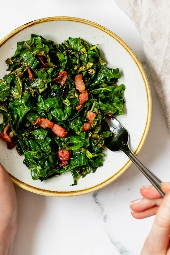 Sauteed Collard Greens With Bacon