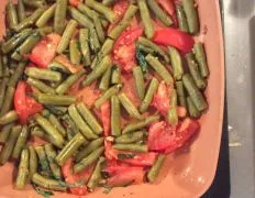 Sauteed Green Beans With Tomato &Amp; Garlic