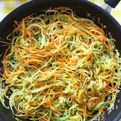 Sauteed Julienned Summer Vegetables