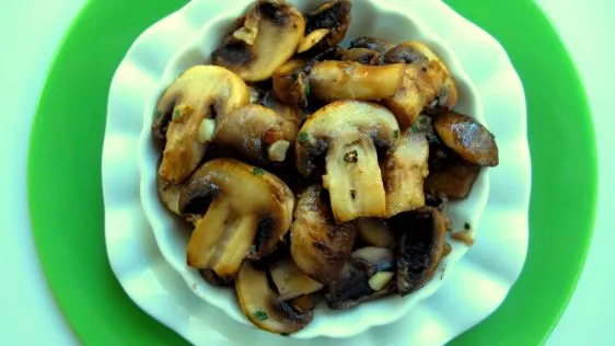 Sauteed Mushrooms With Fresh Mint