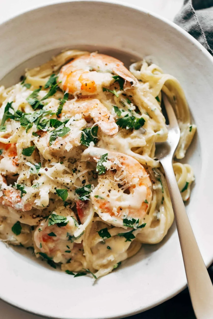 Sauteed Shrimp With Garlic And White Wine