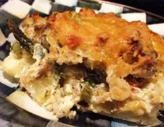 Savory Asparagus Bread Pudding