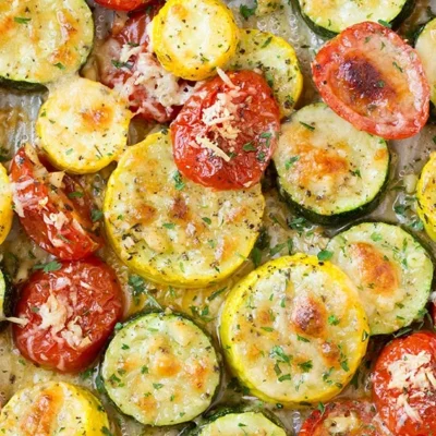 Savory Baked Zucchini