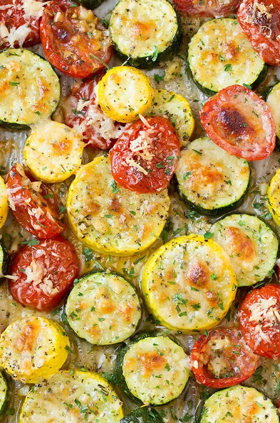 Savory Baked Zucchini, Tomato, and Onion Casserole