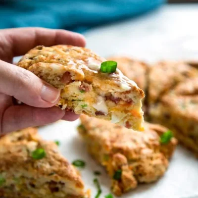 Savory Cheese And Green Onion Scones