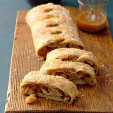 Savory Chicken Vegetable Strudel