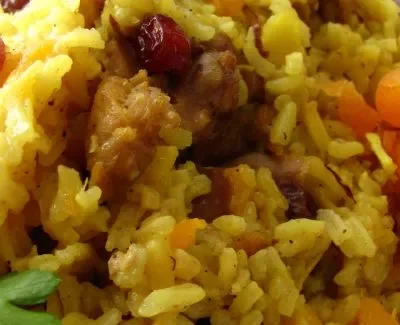 Savory Curried Rice With Dried Fruit