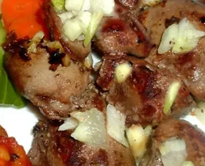 Savory Garlic-Infused Chicken Livers Recipe