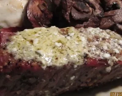 Savory Grilled Steak With Bleu Cheese Garlic