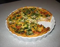 Savory Ham And Spinach Quiche Recipe