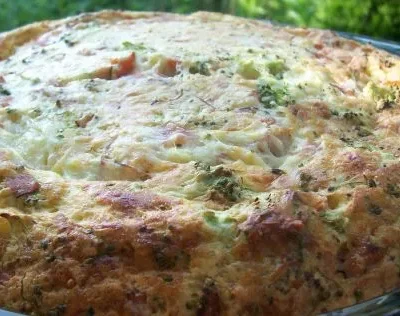 Savory Impossible Quiche Pie