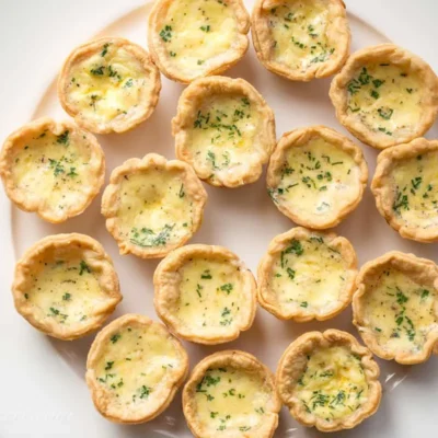 Savory Mini Quiches With Smoked Cheese And Pumpkin