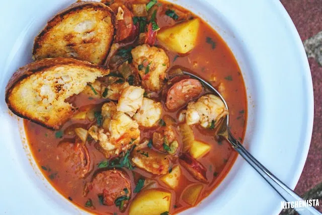 Savory Saffron-Infused Tomato Fish Stew Recipe