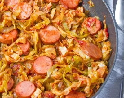 Savory Sausage And Southern-Style Fried Cabbage Recipe