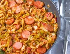 Savory Sausage And Southern-Style Fried Cabbage Recipe