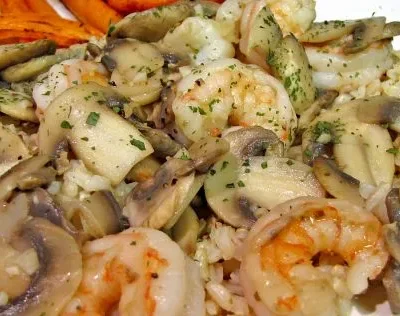 Savory Shrimp And Mushroom Stir-Fry Delight