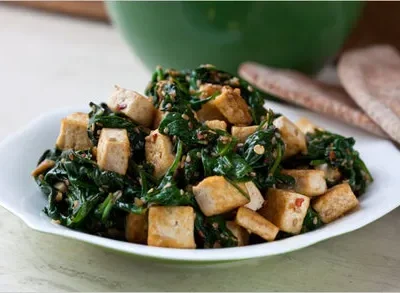 Savory Spinach-Stuffed Tofu Delight