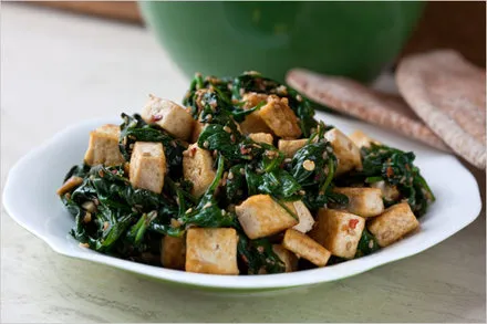 Savory Spinach-Stuffed Tofu Delight