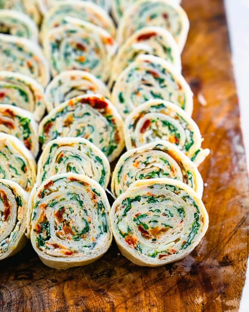 Savory Spinach and Cheese Pinwheel Appetizers