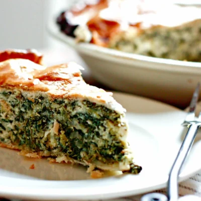 Savory Spinach And Feta Pie Recipe