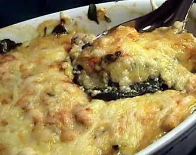 Savory Spinach And Mushroom Bake Delight