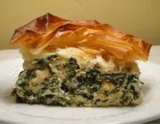 Savory Spinach and Phyllo Layered Casserole Recipe