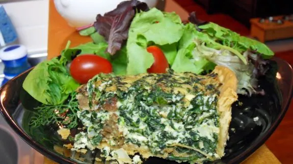 Savory Spinach and Ricotta Cheese Tart Recipe