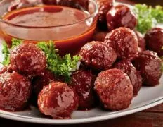 Savory Sriracha Glazed Meatballs: A Sweet And Spicy Delight