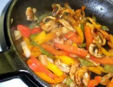 Savory Stir-Fried Bell Peppers And Mushrooms Recipe