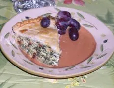 Savory Sun-Dried Tomato And Spinach Pie Recipe