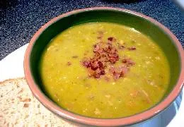 Savory Swedish Bacon And Green Split Pea Soup Recipe