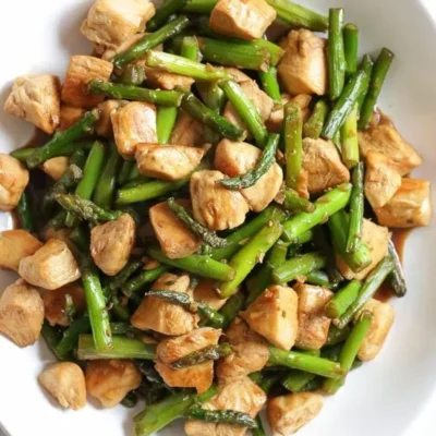 Savory Teriyaki Chicken With Crisp Asparagus Stir-Fry Recipe