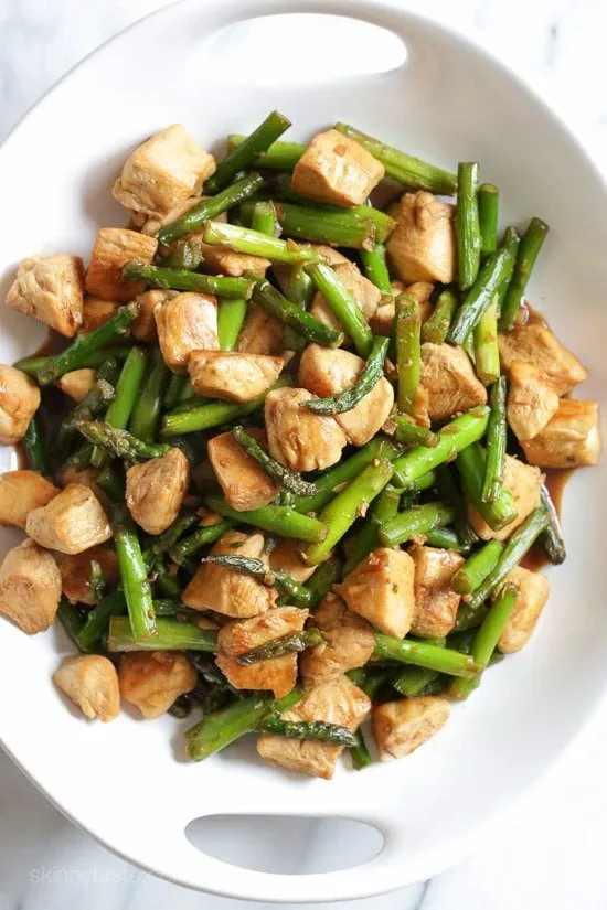 Savory Teriyaki Chicken with Crisp Asparagus Stir-Fry Recipe