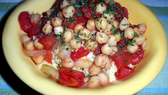 Savory Tomato and Chickpea Stew Recipe