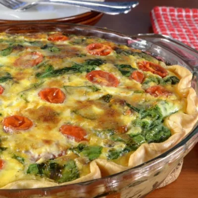 Savory Tomato And Sausage Tart Recipe