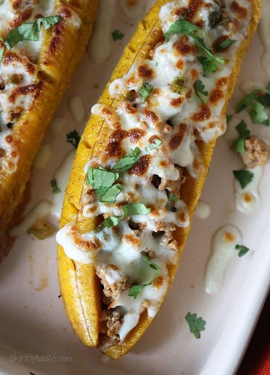 Savory Turkey Picadillo-Stuffed Sweet Plantains Recipe