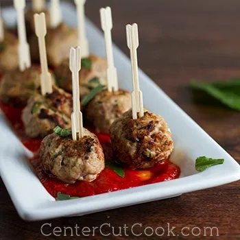 Savory Turkey Ricotta Meatballs