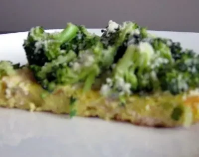 Savory Turkey And Broccoli Omelet Bake