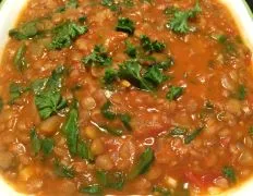 Savory Turkish Lentil And Spinach Soup Recipe