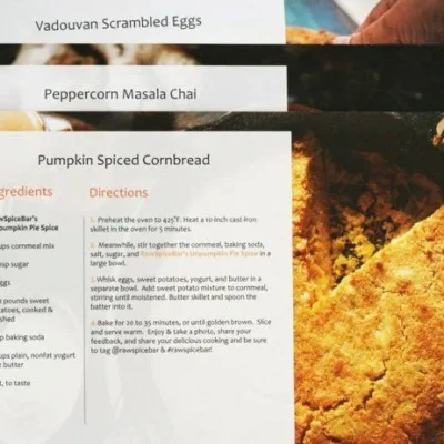 Savory Vadouvan Spiced Scrambled Eggs Recipe