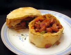 Savory Vegetable And Bean Strudel Delight