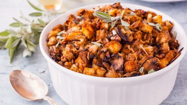 Savory Wild Rice and Mushroom Stuffing Recipe