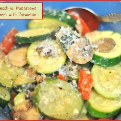 Savory Zucchini And Mushroom Skillet Medley