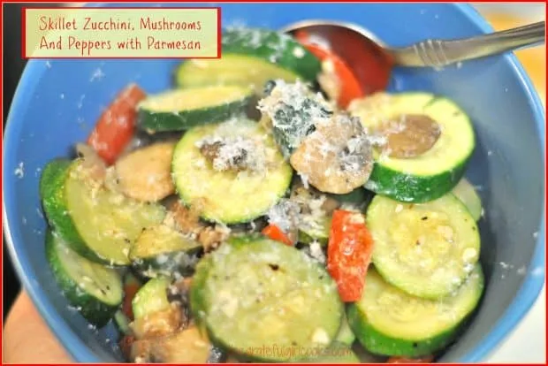 Savory Zucchini and Mushroom Skillet Medley