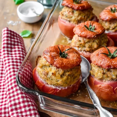 Savoury Filled Stuffed Tomatoes