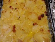 Scalloped Potatoes And Ham With Cheese